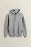Bluza męska z kapturem regular fit szara