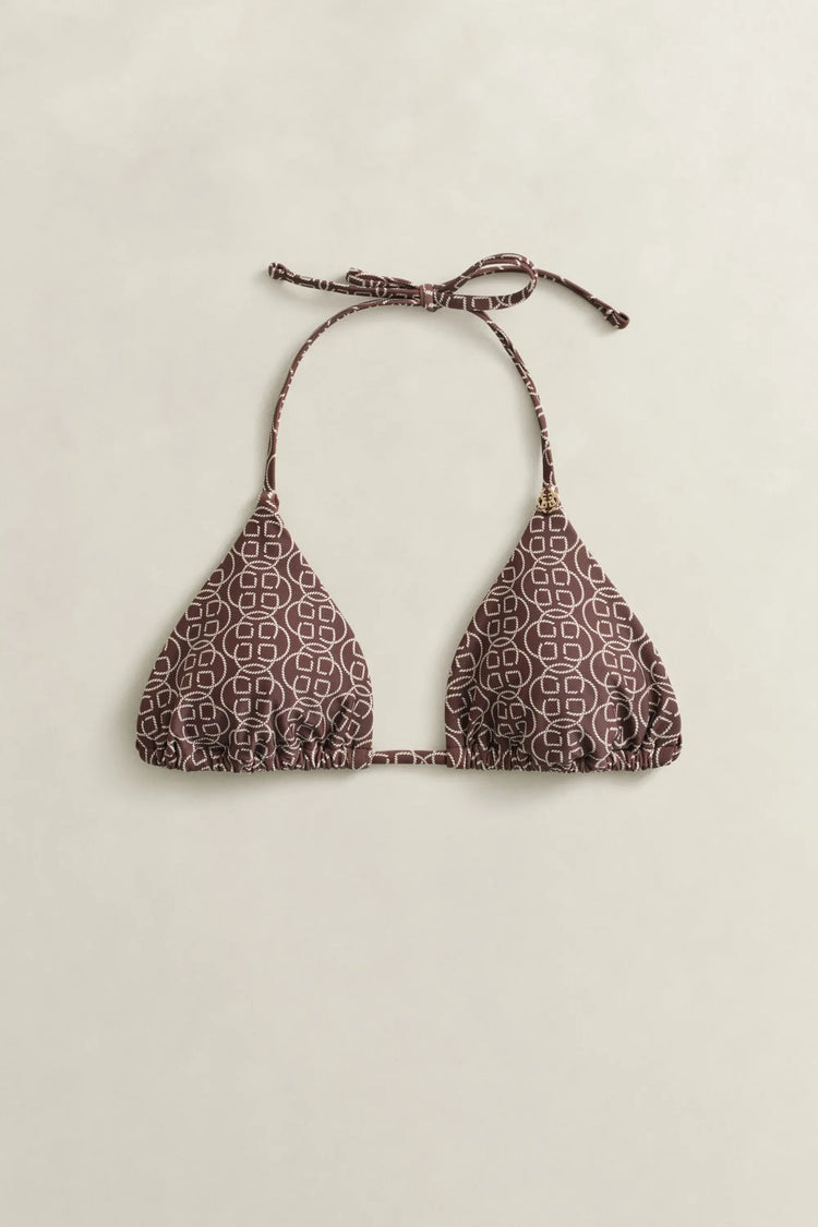 Góra bikini typu trójkąt