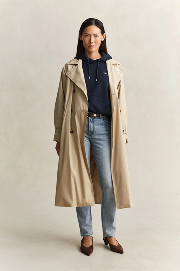 Bluza damska z kapturem relaxed fit granatowa