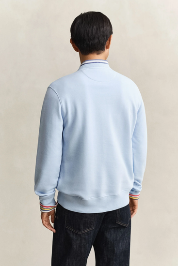 Bluza męska z okrągłym kołnierzykiem i długim rękawem regular fit