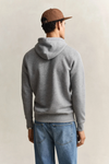 Bluza męska z kapturem regular fit szara