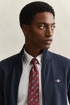 Bluza męska z zamkiem regular fit granatowa